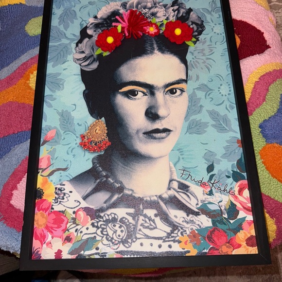 Ashland Other - Frida Kahlo Floral Art Print